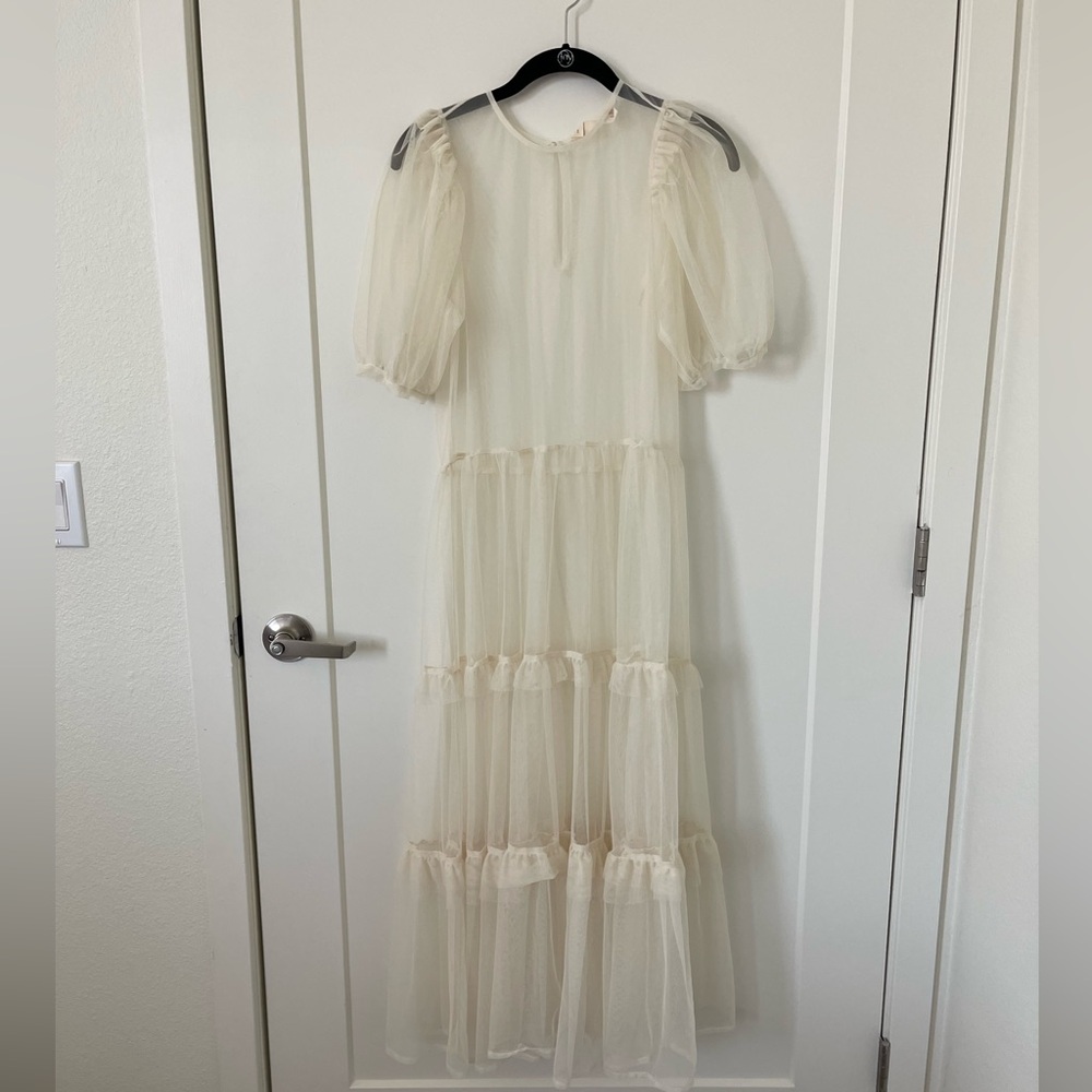 Levi's Sheer Maxi Dress - Ivory Cover Up